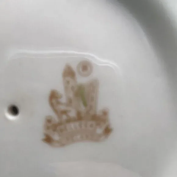 Belleek harp‎ with brown mark, excellent condition